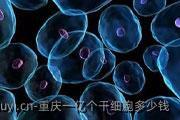 重庆一亿个干细胞多少钱