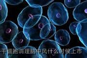 干细胞调理脑中风什么时候上市